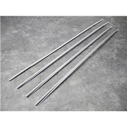 Listwy pod szyby boczne Volkswagen VW T-Roc I A11/D11 5D 2017-2025 stal