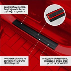 Listwy progowe do Toyota RAV4 2019-2026 | Kompozyt PURowy PU