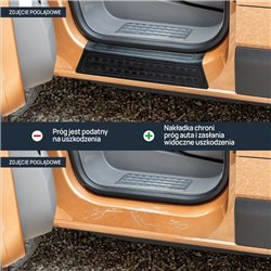 Listwy progowe do Toyota RAV4 2019-2026 | Kompozyt PURowy PU