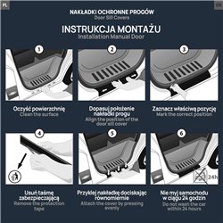 Listwy progowe do Toyota RAV4 2019-2026 | Kompozyt PURowy PU