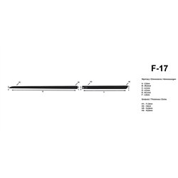 Listwy drzwi bocznych Renault Clio Hatchback V RJA/BJA BF/B7 2019-2025 K