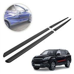Listwy drzwi bocznych SsangYong Rexton II YK Y400 2017-2025 Kompozyt PUR