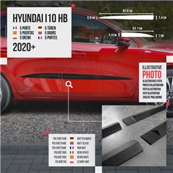Listwy drzwi bocznych Hyundai i10 Hatchback III AC3 2020-2025 Kompozyt P