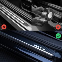 Sill trims for Subaru XV II GT G5 FL 2018-2024 steel carbon-style