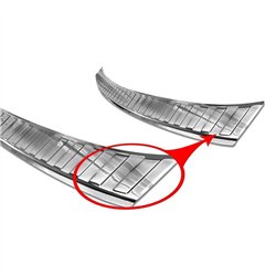 Rear bumper trim for Renault Clio Hatchback V RJA/BJA BF/B7 2019-2025 stee