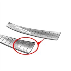 Rear bumper trim for Hyundai i10 Hatchback III AC3 2020-2025 Silver steel