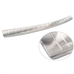 Rear bumper trim for KIA Sportage V (NQ5E) PRE-FL 2022-2025 | Silver steel