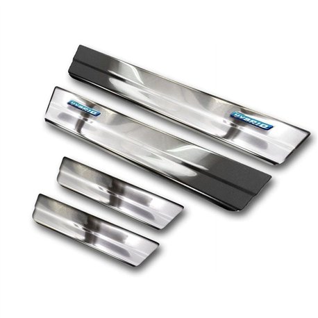 Sill trims for Toyota RAV4 (XA50) 2019-2026 | Silver steel