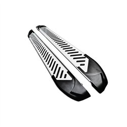 Side steps for Audi Q5 II FY 80A 2017-2024 AB007 Aluminum Plastic