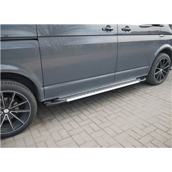 Side steps for Audi Q5 II FY 80A 2017-2024 AB007 Aluminum Plastic