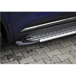 Side steps for Audi Q5 II FY 80A 2017-2024 AB007 Aluminum Plastic