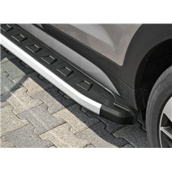 Stopnie boczne do Audi Q5 II 2017-2024 NS001 Aluminium plastik