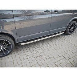 Side steps for Audi Q5 II FY 80A 2017-2024 NS002 Aluminum Plastic