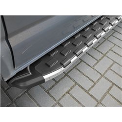 Side steps for Audi Q5 II FY 80A 2017-2024 NS005 Aluminum Plastic