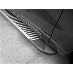 Side steps for Audi Q5 II FY 80A 2017-2024 PY001 Aluminum Plastic