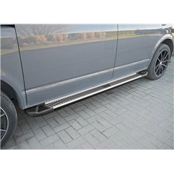 Side steps for Audi Q5 II FY 80A 2017-2024 PY001 Aluminum Plastic