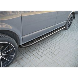 Side steps for Toyota RAV4 (XA50) 2019-2026 | NS003 Black Aluminum Plastic