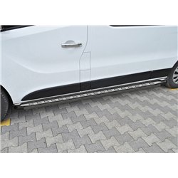 Side steps for Toyota RAV4 (XA50) 2019-2026 | NS003 Black Aluminum Plastic