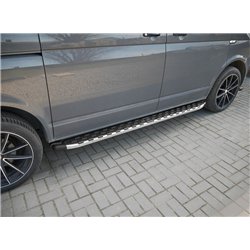 Stopnie boczne do Toyota RAV4 2019-2026 | NS005 Aluminium plastik