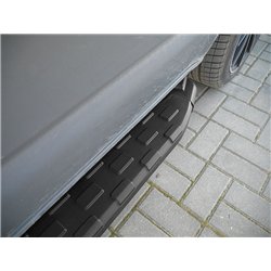 Side steps for Toyota RAV4 (XA50) 2019-2026 | NS006 Black Aluminum Plastic