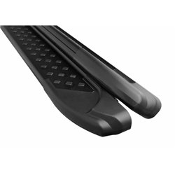 Side steps for Mazda CX-5 II (KF) 2017-2024 | AB005 Black Aluminum Plastic