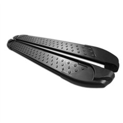 Side steps for Mazda CX-5 II (KF) 2017-2024 | AB005 Black Aluminum Plastic