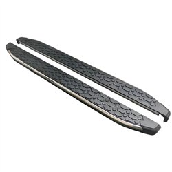 Side steps for Mazda CX-5 II KF 2017-2024 NS002 Aluminum Plastic