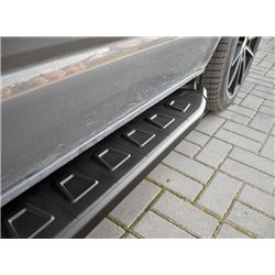 Side steps for Mazda CX-5 II (KF) 2017-2024 | NS003 Black Aluminum Plastic