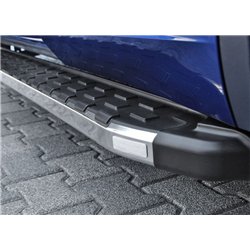 Side steps for Mazda CX-5 II KF 2017-2024 NS005 Aluminum Plastic