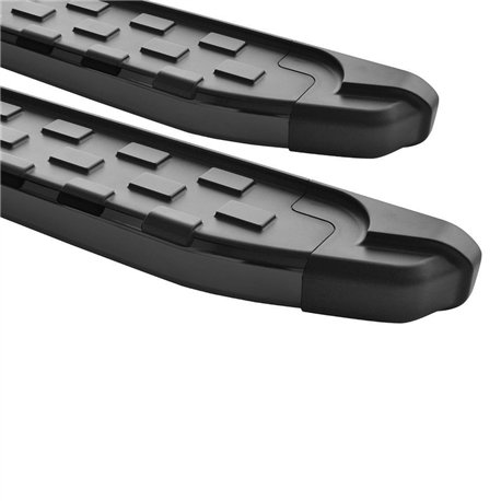 Side steps for Mazda CX-5 II (KF) 2017-2024 | NS006 Black Aluminum Plastic