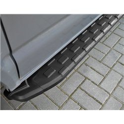 Side steps for Mazda CX-5 II (KF) 2017-2024 | NS006 Black Aluminum Plastic
