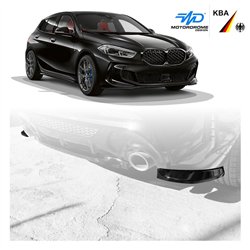 Rear bumper lip for BMW 1 Series Hatchback F40 M Performance 2019-2024 ABS