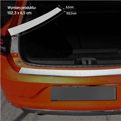 Rear bumper trim for Renault Clio Hatchback V RJA/BJA BF/B7 2019-2025 stee