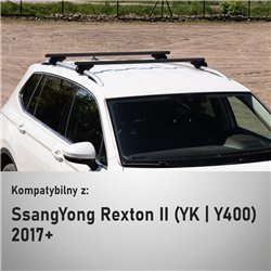 Roof rack for SsangYong Rexton II YK Y400 2017-2025 Boldbar Alpha V1 Lite