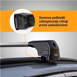Roof rack for Volvo V90 Station Wagon II V543 P Cross Country 2016-2025 Ele