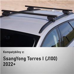 Roof rack for SsangYong Torres I J100/U100 2022-2025 Boldbar Beta V2 Alumi