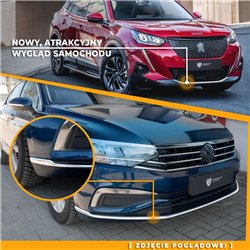 Front bumper grille trim for Toyota RAV4 (XA50) 2019-2026 | Chrome steel