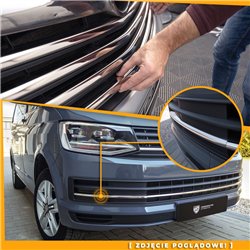 Front bumper grille trim for Toyota RAV4 (XA50) 2019-2026 | Chrome steel