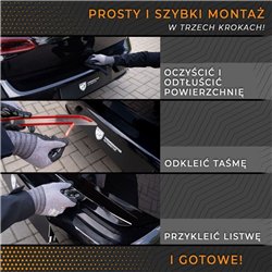 Listwa na krawędź tylnej klapy Renault Clio Hatchback V RJA/BJA BF/B7 20