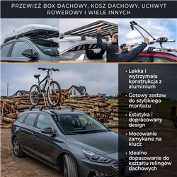 Bagażnik dachowy do Mazda CX-5 III KM 2025- Aluminium plas