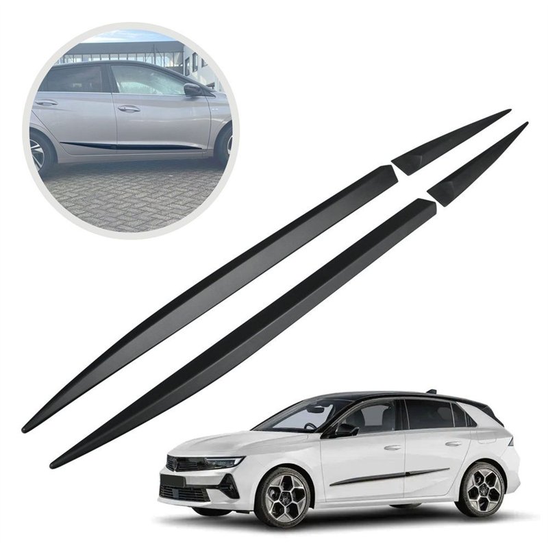 Listwy drzwi bocznych Opel Astra Hatchback L C02 5D 2022- Kompozyt PURow