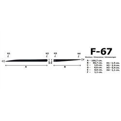 Listwy drzwi bocznych Opel Astra Hatchback L C02 5D 2022- Kompozyt PURow