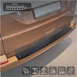 Rear bumper trim for Volkswagen VW California (T7) 2024- | Black steel