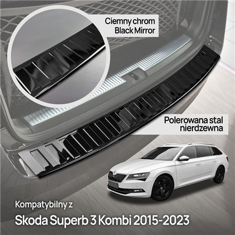 Listwa tylnego zderzaka do Skoda Superb Kombi III 2015-2023 stal