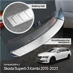 Rear bumper trim for Skoda Superb Station Wagon III 3V B8 PRE-FL 2015-2019