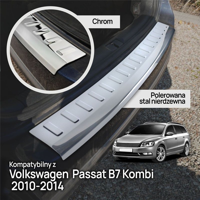 Listwa tylnego zderzaka Volkswagen VW Passat Variant Kombi VII B7 3C/36