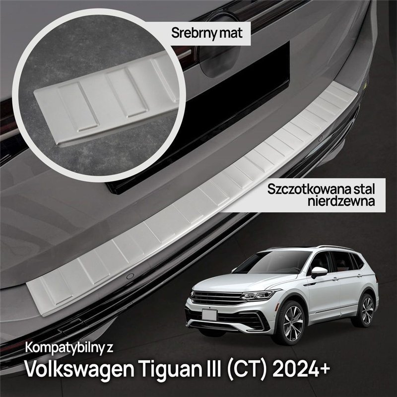 Listwa tylnego zderzaka do Volkswagen VW Tiguan III 2024- | stal