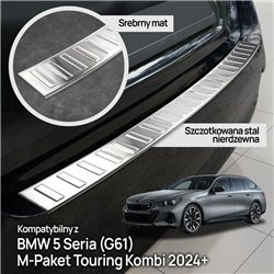 Listwa tylnego zderzaka BMW 5 Seria Touring Kombi G61 M-Paket 2024- stal