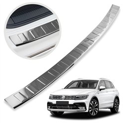 Rear bumper trim for Volkswagen VW Tiguan II AD1/BW 2016-2024 Chrome steel