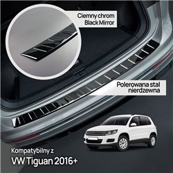 Listwa tylnego zderzaka Volkswagen VW Tiguan II AD1/BW 2016-2024 stal